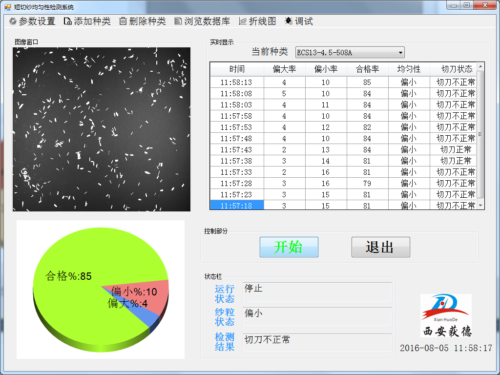 玻纖短切紗均勻性連續(xù)在線檢測